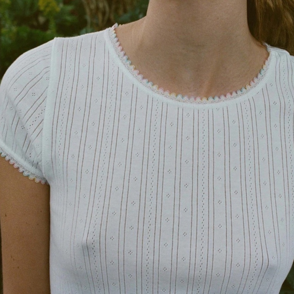 SOLD / Price firm NWOT Doen Vivi tee in salt - Picture 1 of 9